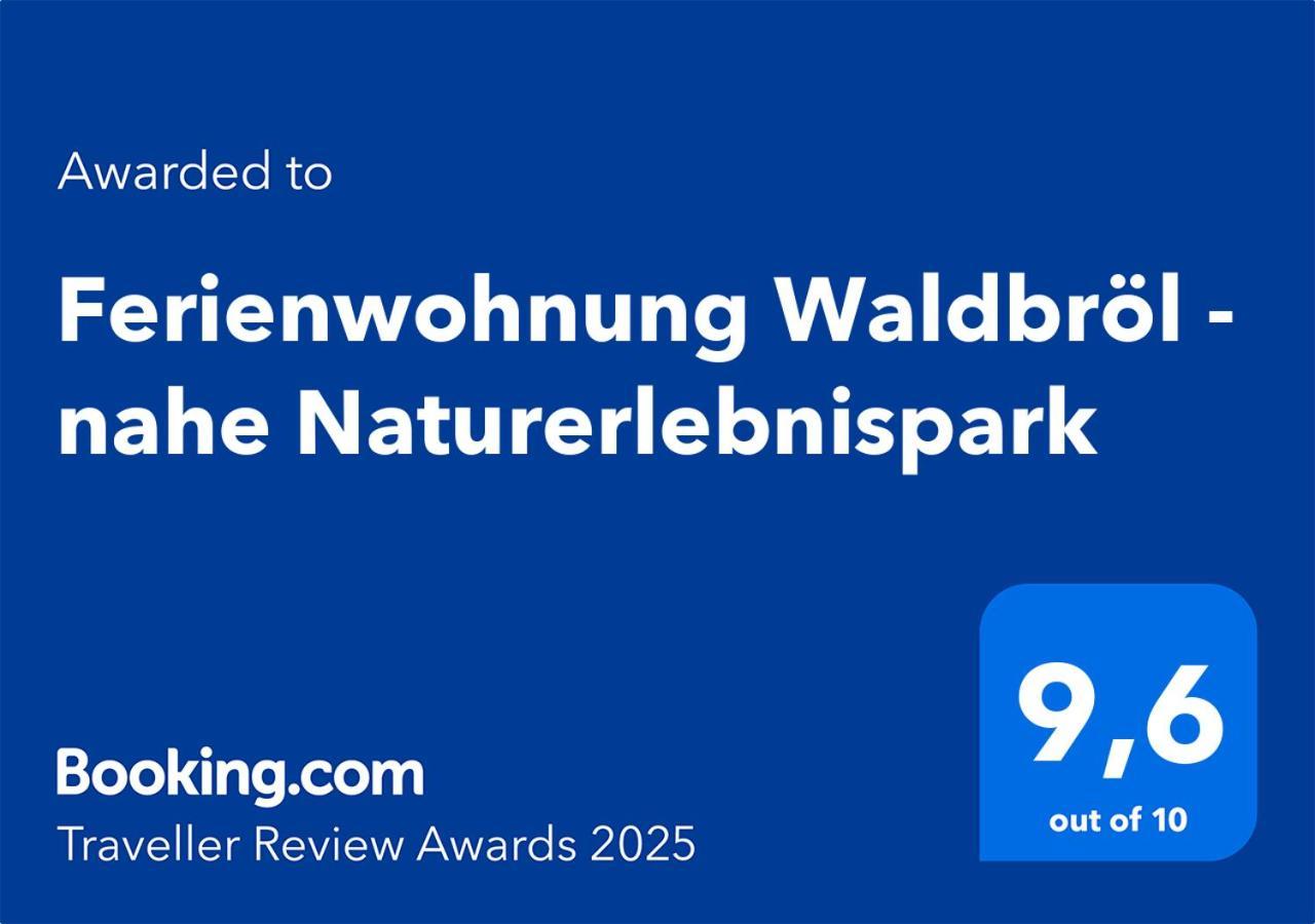 Ferienwohnung Waldbroel - Nahe Naturerlebnispark วาล์ดโบรล ภายนอก รูปภาพ